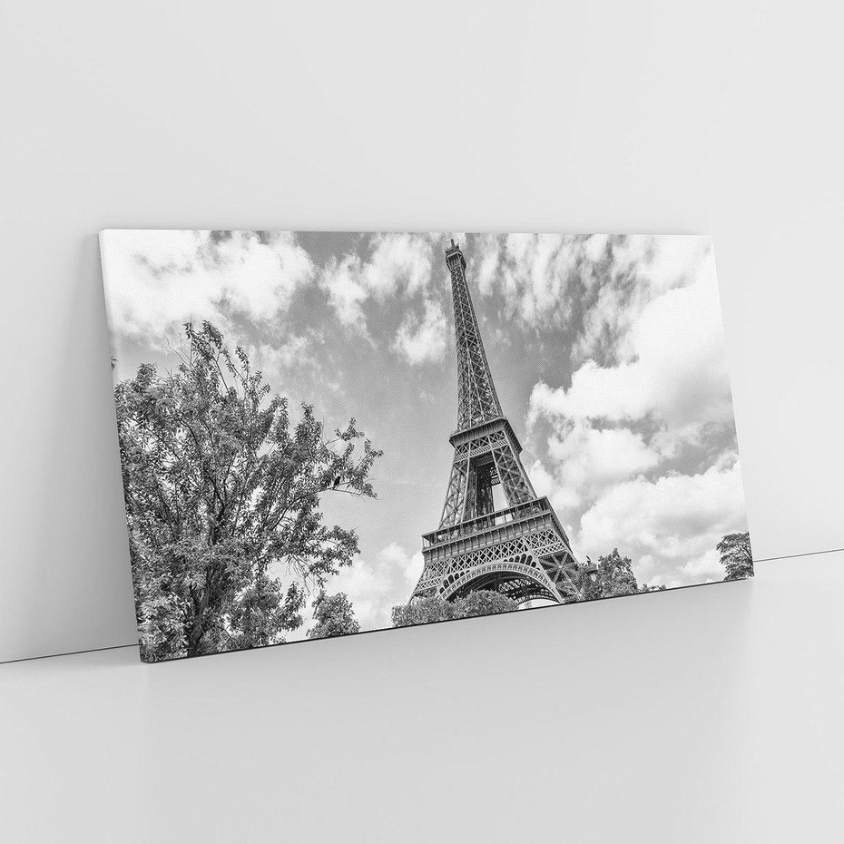 Obraz na płótnie 120x60 - Piękno architektury - Wieża, Eiffla