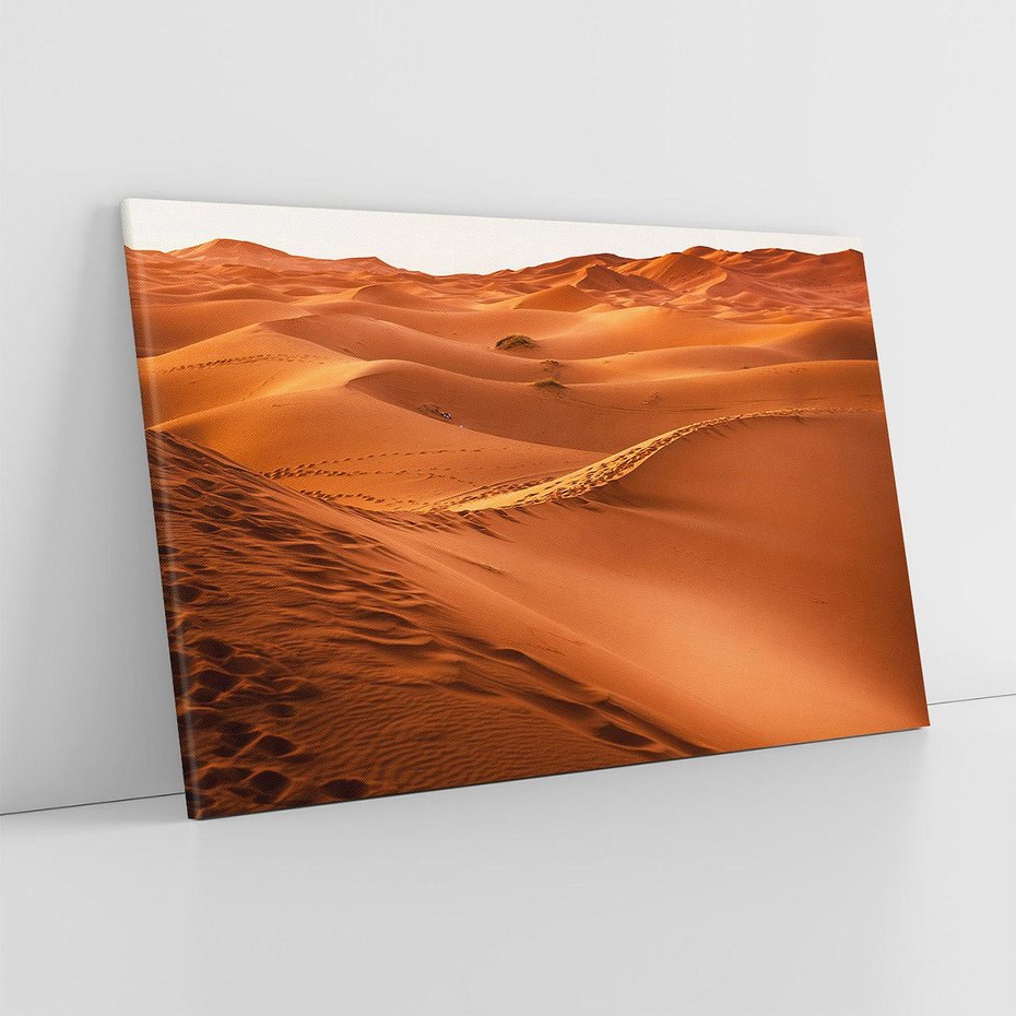 Obraz na płótnie 100x70 - Pustynny krajobraz - pustynia