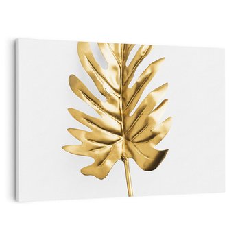 Obraz na płótnie 70x50 - Ponadczasowy Urok - złote, liście