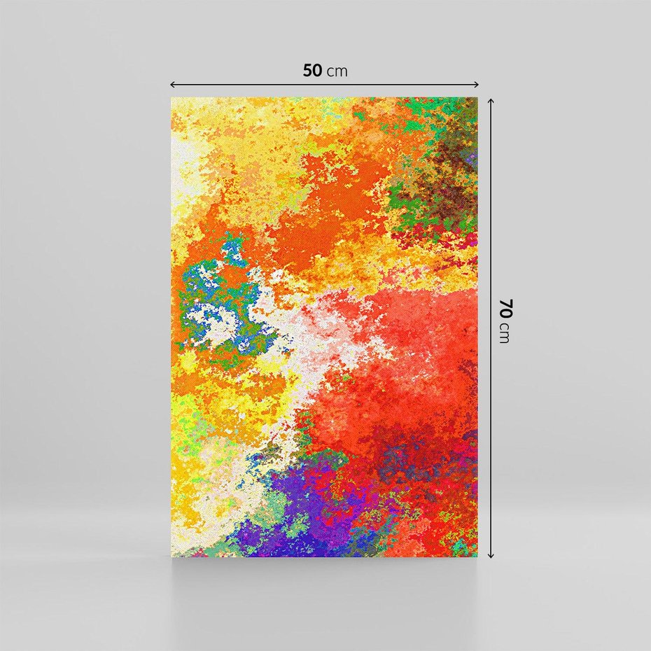 Obraz na płótnie 50x70 - Abstrakcja wyraz artystyczny - abstrakcja