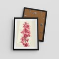 Plakat w ramie 30x40 - Orchidea w spa - relaks - orchidea, spa - rama czarna
