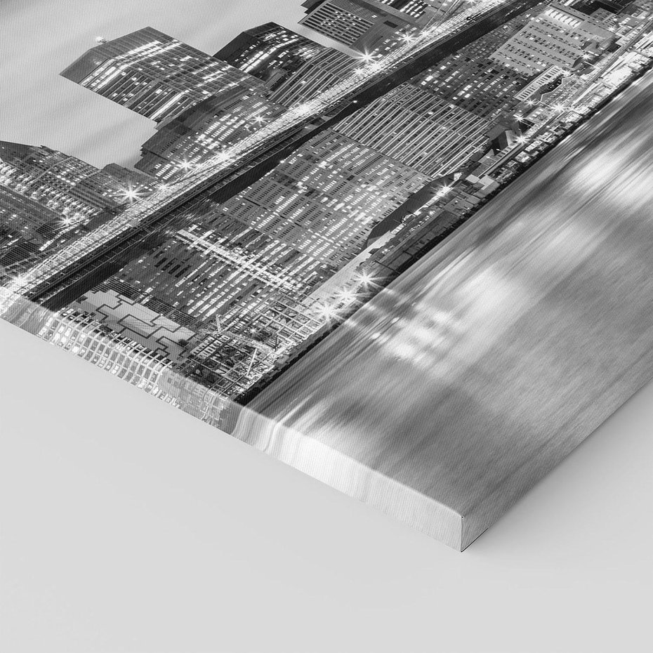 Obraz na płótnie 70x70 - połączenie ikonicznego miasta - most, Nowy Jork