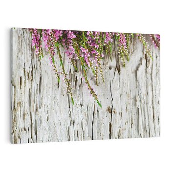 Obraz na płótnie 100x70 - Fioletowe Wrzosy - wrzosy, fiolet