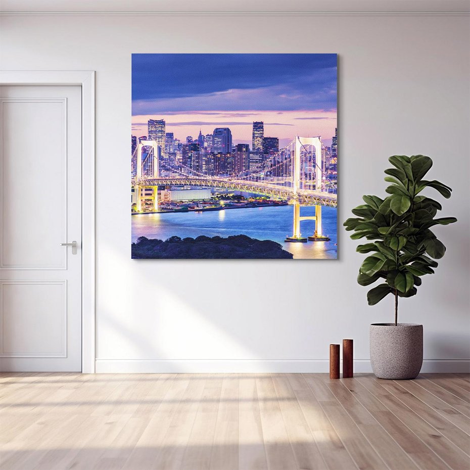 Obraz na płótnie 40x40 - Tokio - pulsujące serce Japonii - Tokio, Japonia