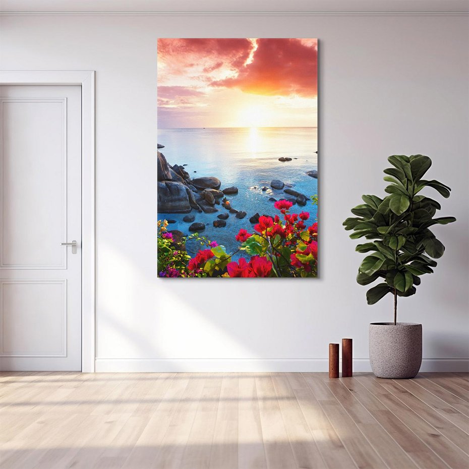 Obraz na płótnie 50x70 - Rajskie plaże Tajlandii - Tajlandia, plaża