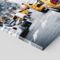 Obraz na płótnie 120x80 - Wszystkie światła prowadzą do Nowego Jorku - TAXI, NY
