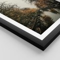 Plakat w ramie 30x40 - Jesienne Spacerki po Holenderskich Kanałach - kanały, Holandia - rama czarna