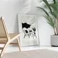 Plakat bez ramy 30x40 - Boho Elegancja - boho wnętrze, salon