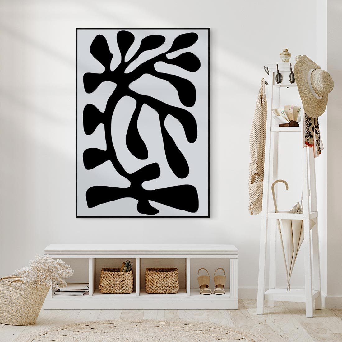 Obraz w ramie 50x70 - Przenikające Refleksje - matisse, sztuka nowoczesna - rama czarna