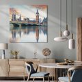 Obraz na płótnie 30x30 - ikona Big Benu - Londyn, Big Ben