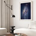 Plakat w ramie 40x50 - Wśród Gwiazd - rozgwieżdzone niebo, droga mleczna - rama drewno
