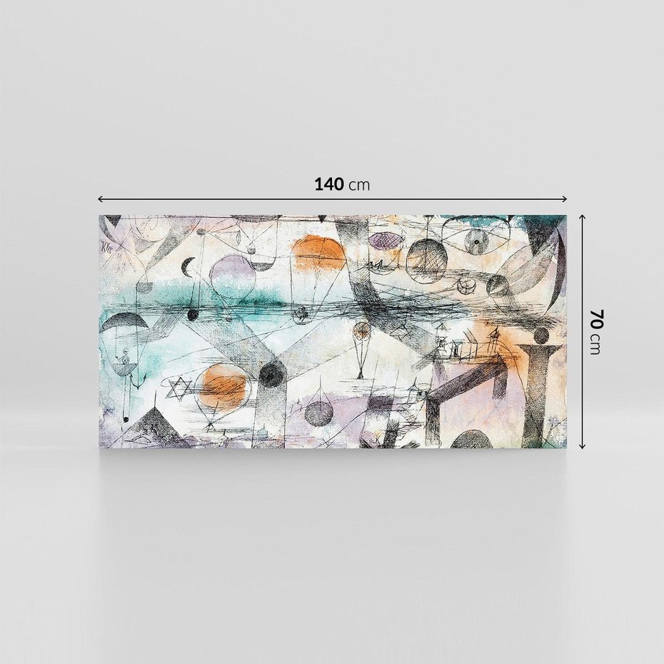 Obraz na płótnie 140x70 - In the realm of air 1917, Paul Klee - Reprodukcja - reprodukcja, obraz na płótnie