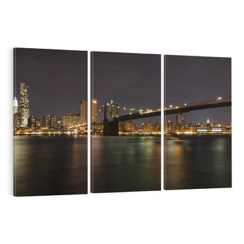 Obraz na płótnie 120x80 - Most nad nowojorską panoramą - most, Nowy Jork