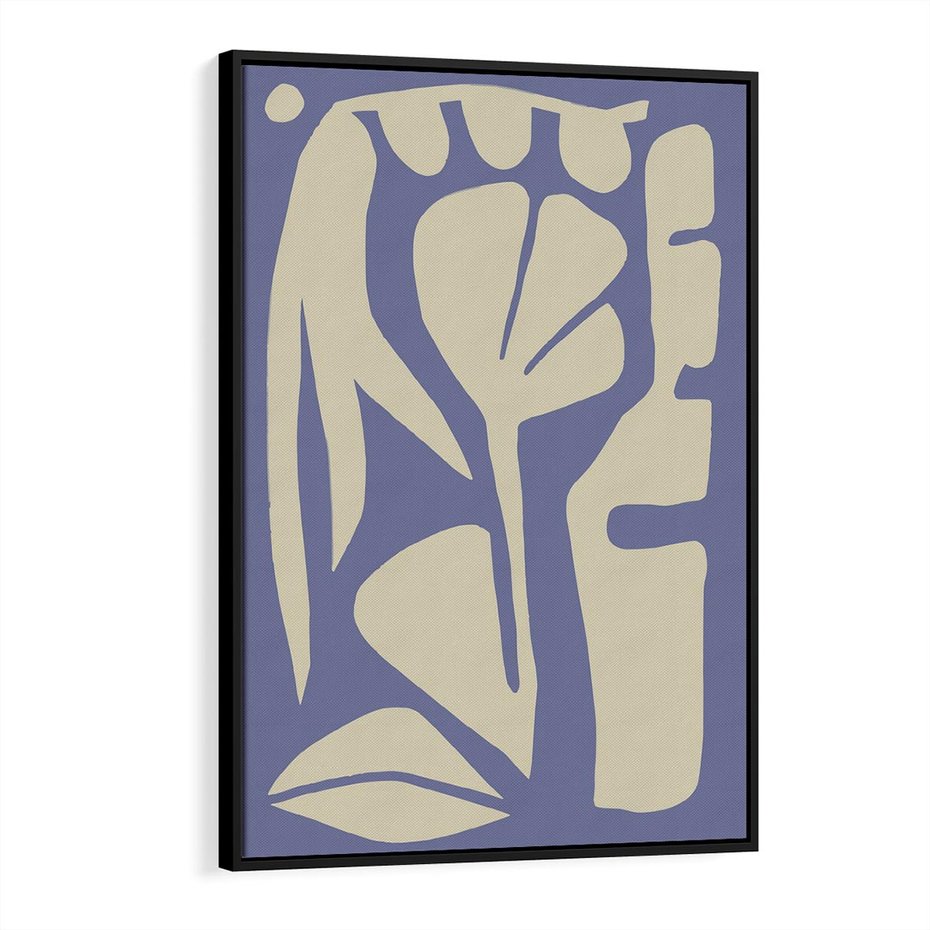 Obraz w ramie 50x70 - Echa Wizualnej Transcendencji - skandynawski styl, plakat - rama czarna