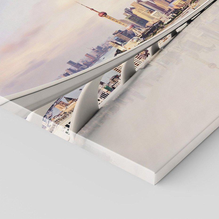 Obraz na płótnie 70x50 - Tętniące życiem Miasto Azji - Chiny, Miasto