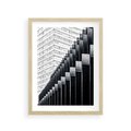 Plakat w ramie 30x40 - Architektura Stopniowa - architektura, budynki - rama drewno