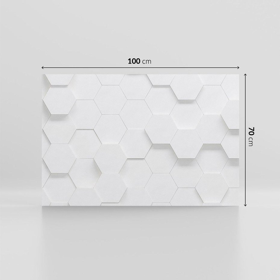 Obraz na płótnie 100x70 - Intrygujący Wymiar - geometria, 3D