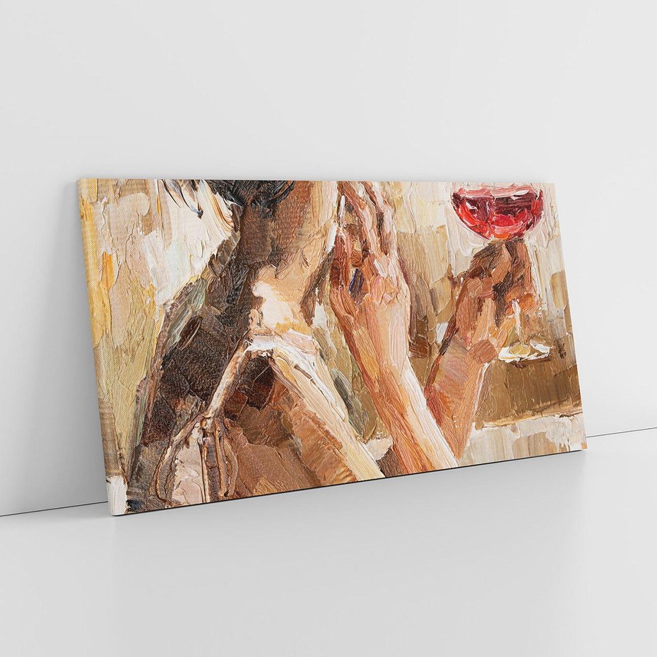 Obraz na płótnie 100x50 - Wibracje - portret, kobieta