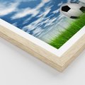 Plakat w ramie 40x50 - Piłkarska Pasja - piłka, nożna - rama drewno