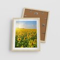 Plakat w ramie 40x50 - Idylla na łące słoneczników - łąka, słoneczniki - rama drewno