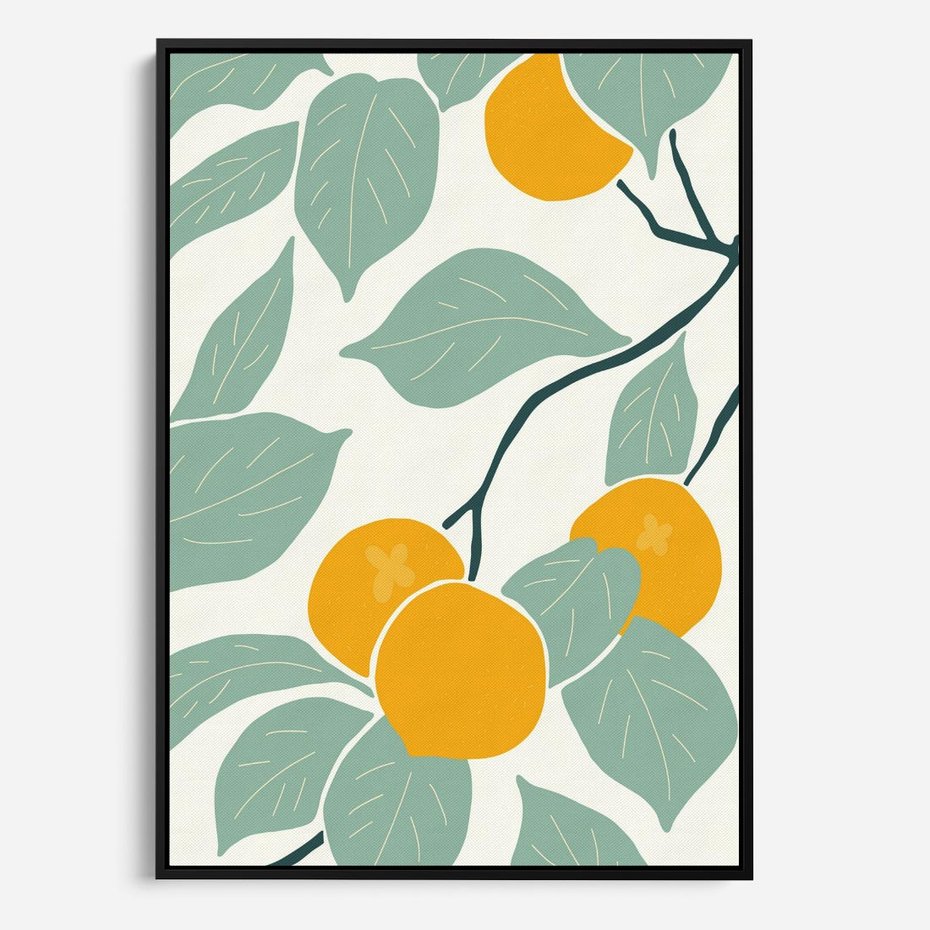 Obraz w ramie 70x100 - Wewnętrzna Melodia - plakat, nowoczesna sztuka - rama czarna