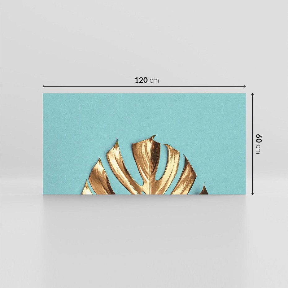 Obraz na płótnie 120x60 - Piękno Natury - złote, liście