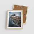 Plakat w ramie 40x50 - Skandynawia - górska odsłona - Skandynawia, góry - rama drewno