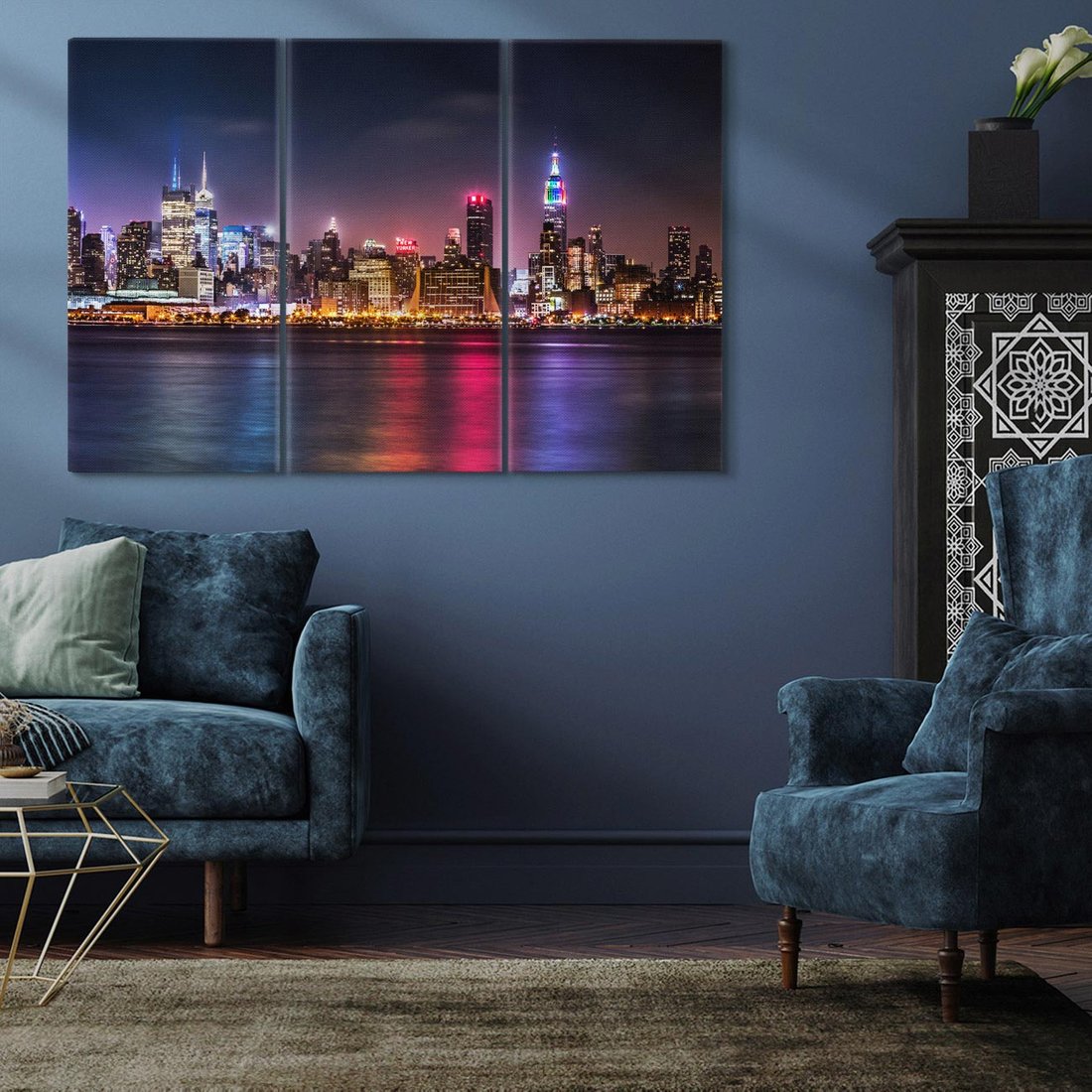 Obraz na płótnie 120x80 - Ameryka w oczach Nowego Jorku - Ameryka, USA