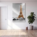 Obraz na płótnie 80x120 - Echa Wieży Eiffla - wieża, Eiffla