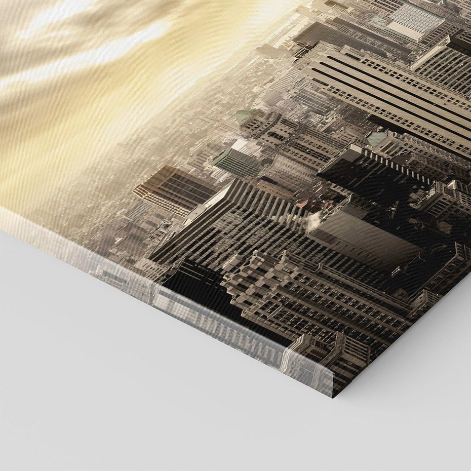 Obraz na płótnie 100x70 - Magia Manhattanu: miasto, które nigdy nie śpi - Manhattan, NY