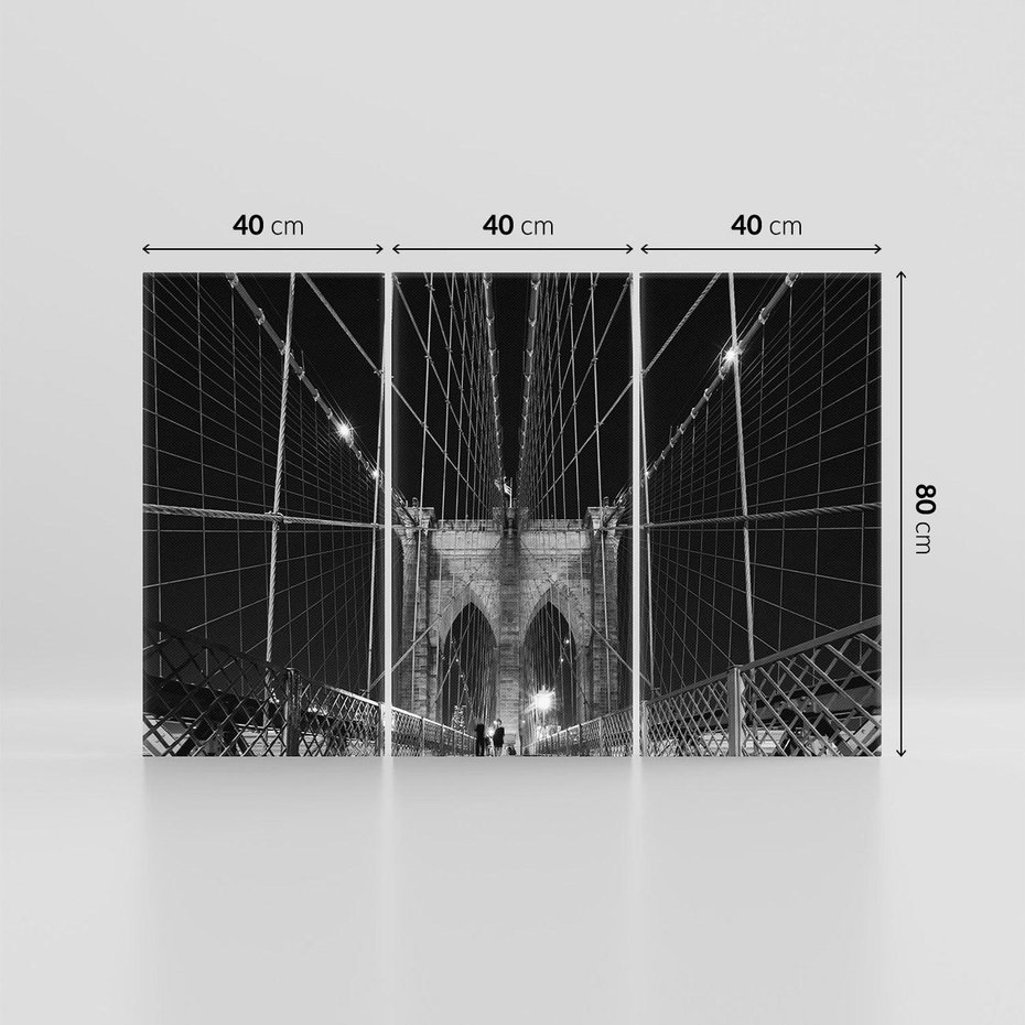 Obraz na płótnie 120x80 - Nowy Jork - Mosty w USA - NY, USA