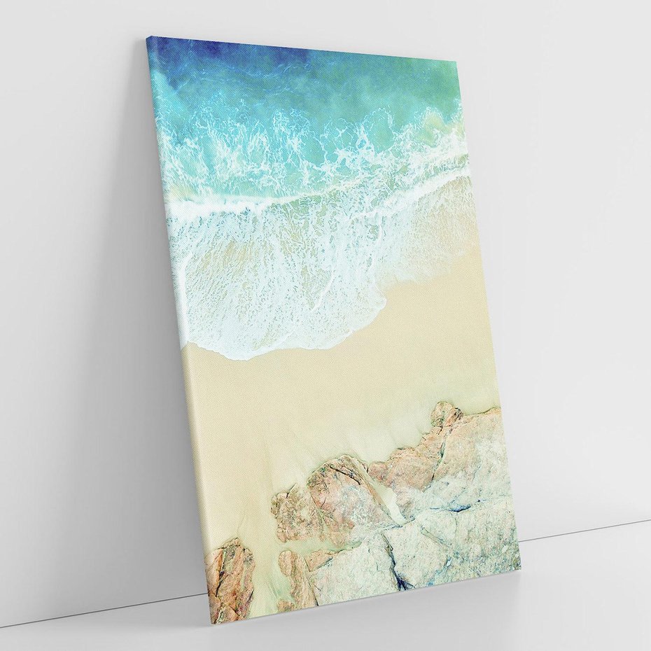 Obraz na płótnie 70x100 - Turkusowe Skrzydła - morze, plaża