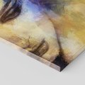 Obraz na płótnie 60x60 - Graficzna ekspresja kobiecego portretu - portret, grafika