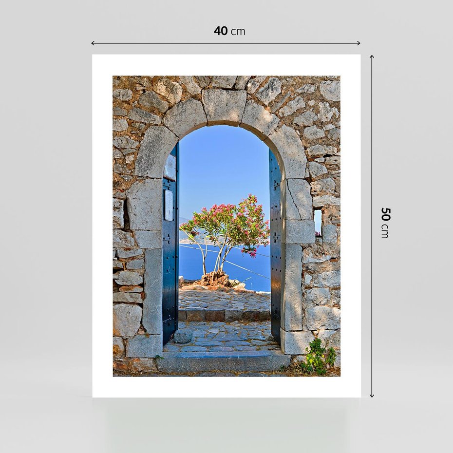 Plakat bez ramy 40x50 - Perspektywa nad morzem - perspektywa, morze