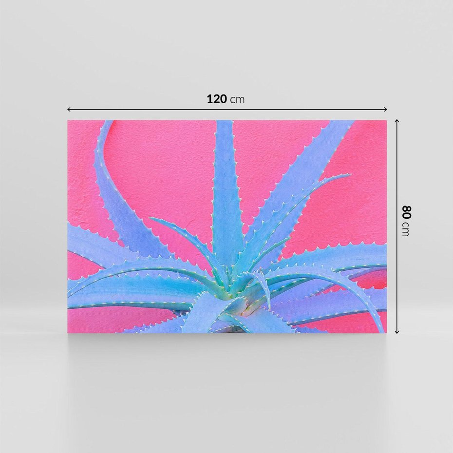 Obraz na płótnie 120x80 - Piękno Pustyni - kaktusy, liście