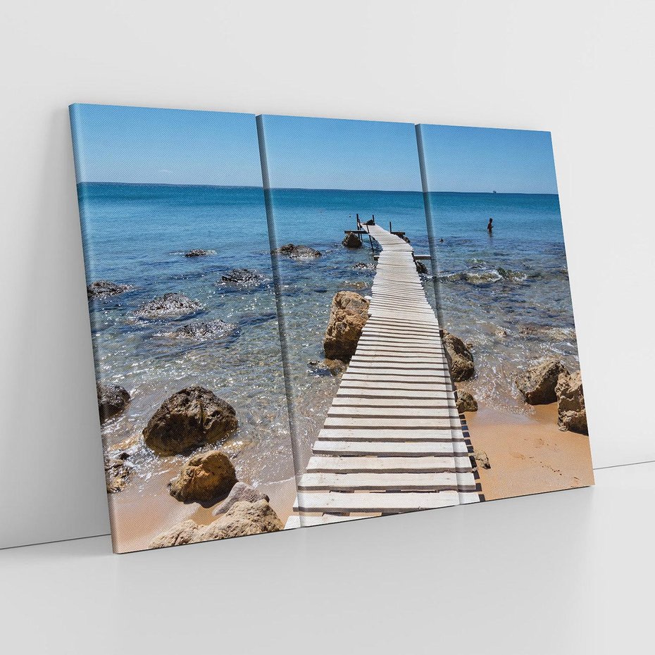 Obraz na płótnie 120x80 - Oaza spokoju - plaża, morze