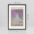 Plakat w ramie 50x70 - Gustav Klimt: Reprodukcja - reprodukcja, gustav klimt - rama czarna