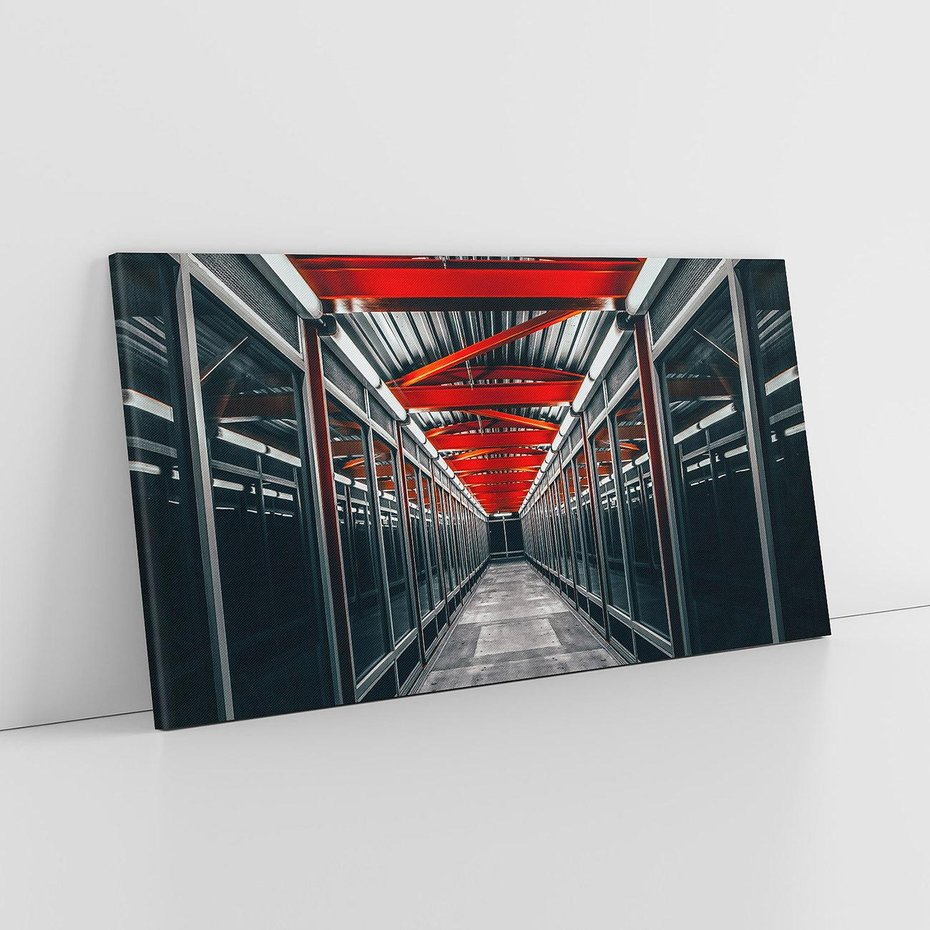 Obraz na płótnie 100x50 - Nieskończoność Przestrzeni - korytarz, perspektywa