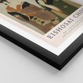 Plakat w ramie 30x40 - Reprodukcja Japońskiej Grafiki - eishosai choki, reprodukcja grafiki - rama czarna