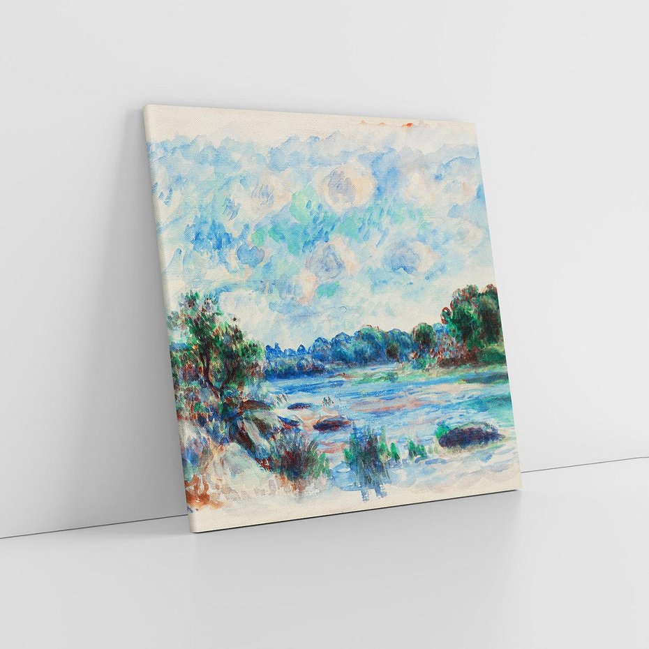 Obraz na płótnie 30x30 - Pejzaż w Pont-Aven (1892), Pierre'a-Auguste Renoir - Reprodukcja - reprodukcja, obraz na płótnie