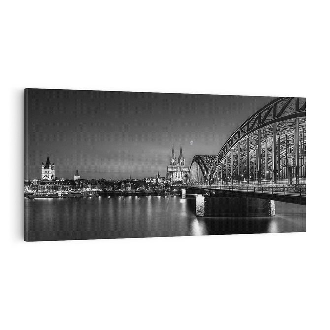 Obraz na płótnie 100x50 - Harmonia architektury - most, Niemcy