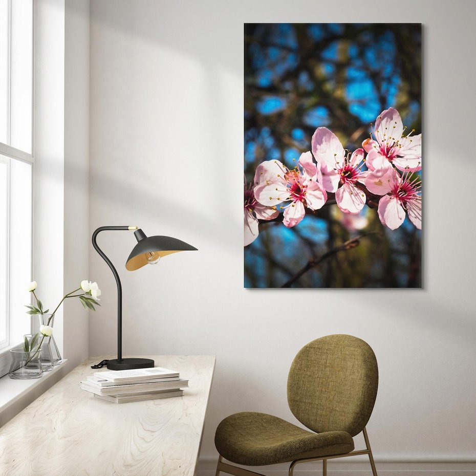 Obraz na płótnie 80x120 - Kwiatowe piękno w pełnym rozkwicie - kwiat, kwiaty