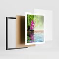 Plakat w ramie 40x50 - Oaza Storczyka i Wody - spa, storczyk - rama czarna