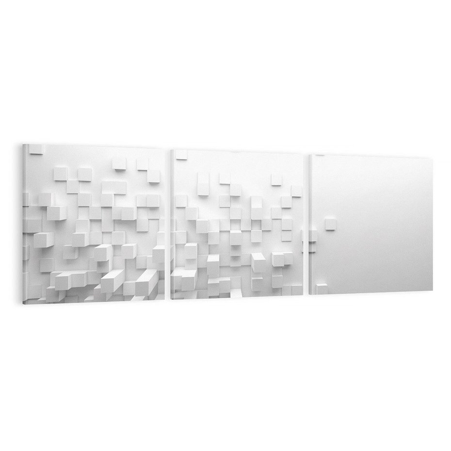 Obraz na płótnie 120x40 - Głębia abstrakcji - ściana, 3D