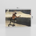 Obraz na płótnie 70x50 - Skateboardowe Wyzwanie na Desce - deskorolka, skateboard