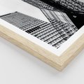 Plakat w ramie 40x50 - Fotografia Wieżowców - architektura, budynki - rama drewno