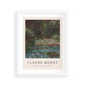 Plakat w ramie 40x50 - Sztuka i Litera - Claude Monet, reprodukcja obrazu - rama biała