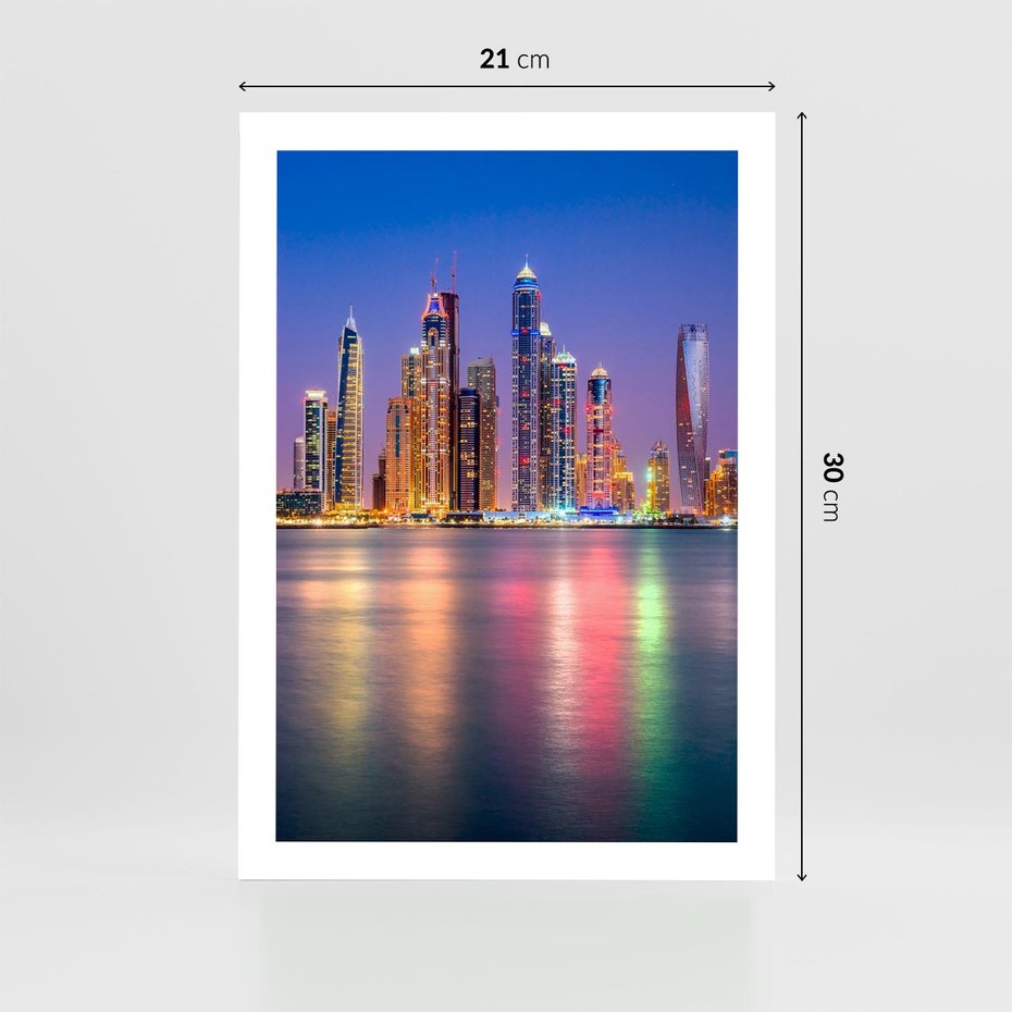 Plakat bez ramy 21x30 - Nowy Jork: pulsujące miasto - Nowy Jork, miasto