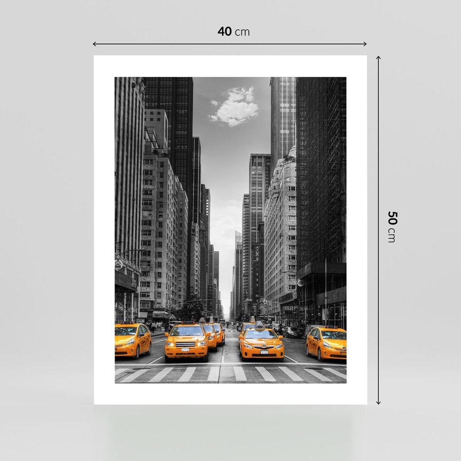 Plakat bez ramy 40x50 - Wibracje Nowego Jorku - miasto, Nowy Jork
