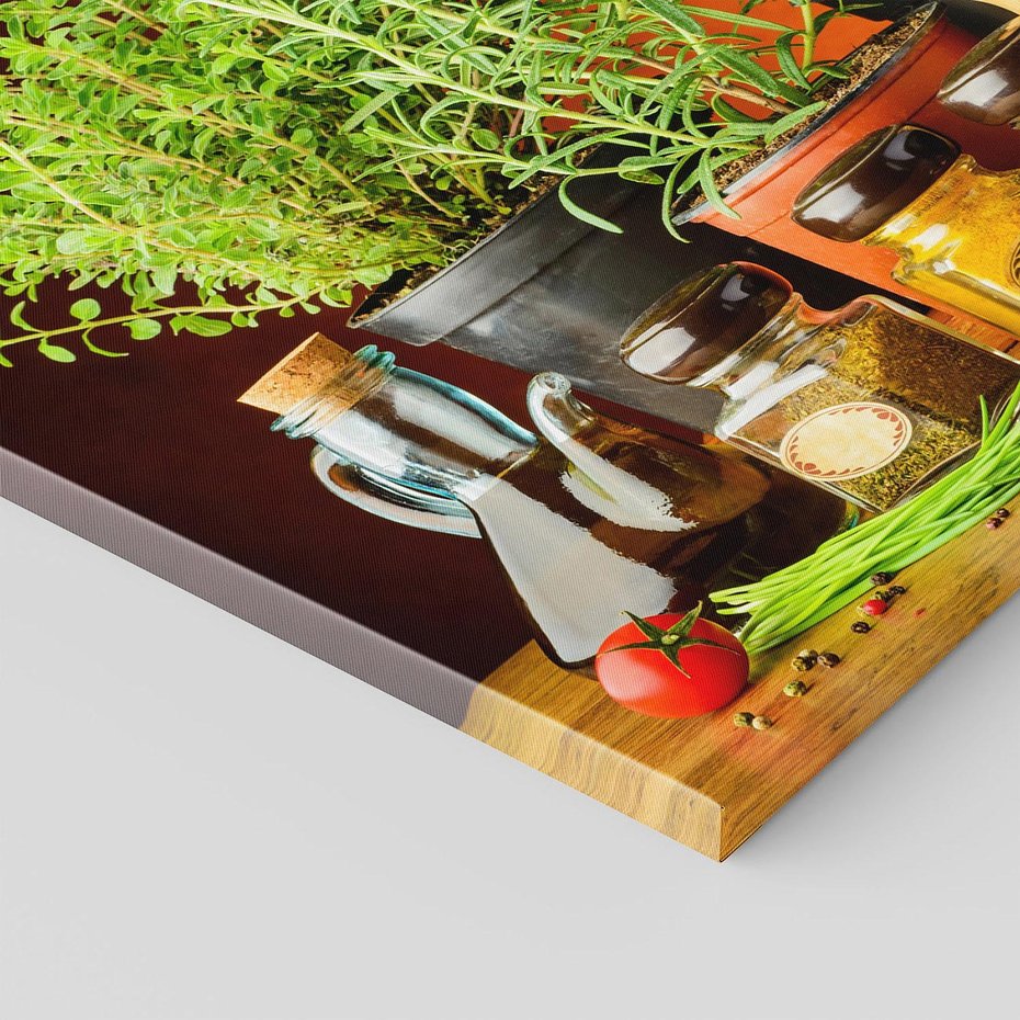 Obraz na płótnie 120x80 - Magia przypraw: aromatyczne zmysły - przyprawy,